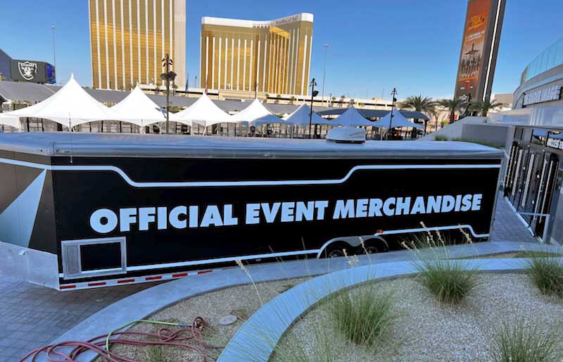 Official Merchandise Trailer in Las Vegas