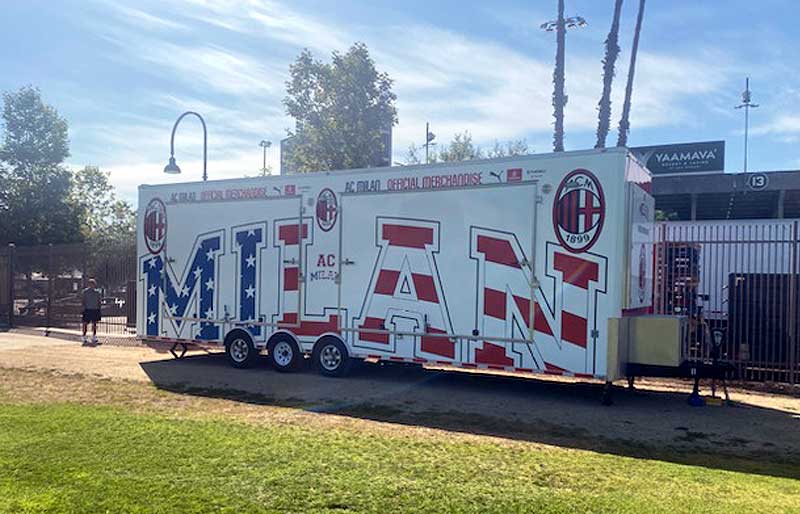 AC Milan Merchandise Trailer